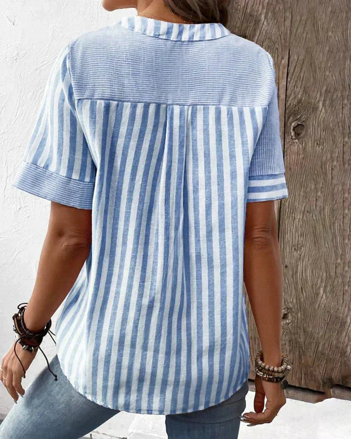 Estefania | Soft Striped Blouse