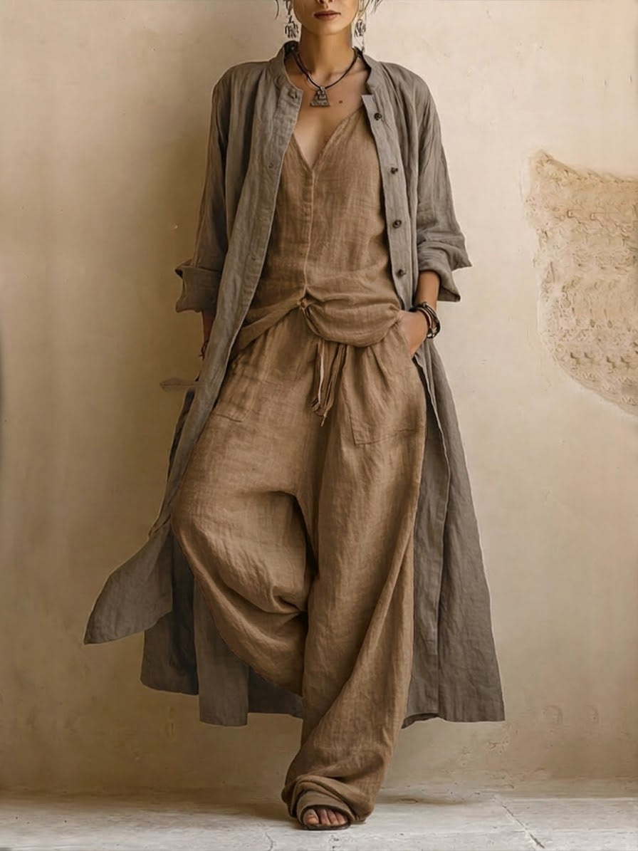 Prudence Linen Blend Co-Ord Set