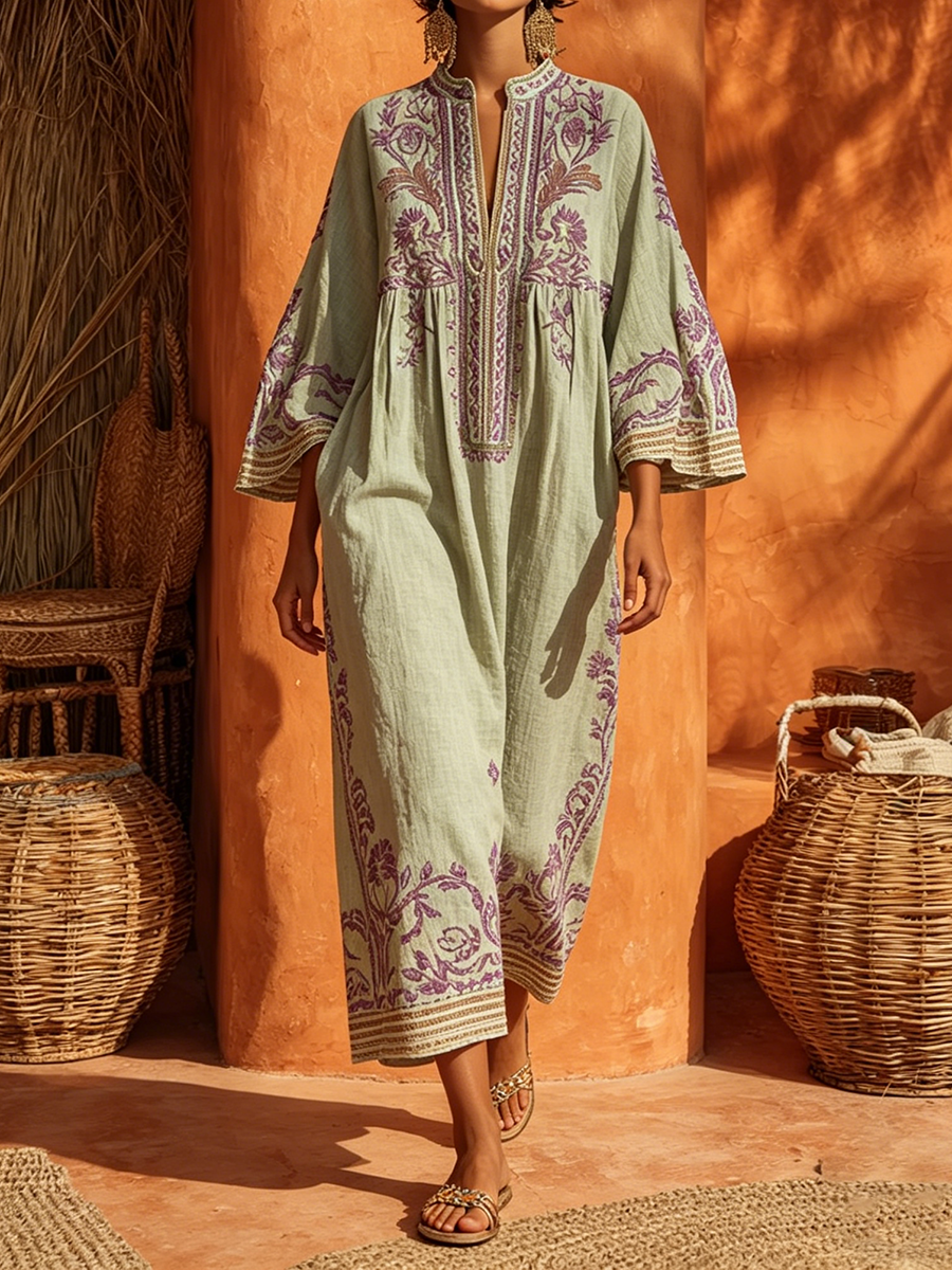 Cerise - Boho Dress with Mediterranean Charm