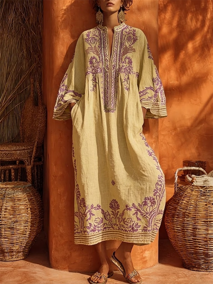 Cerise - Boho Dress with Mediterranean Charm