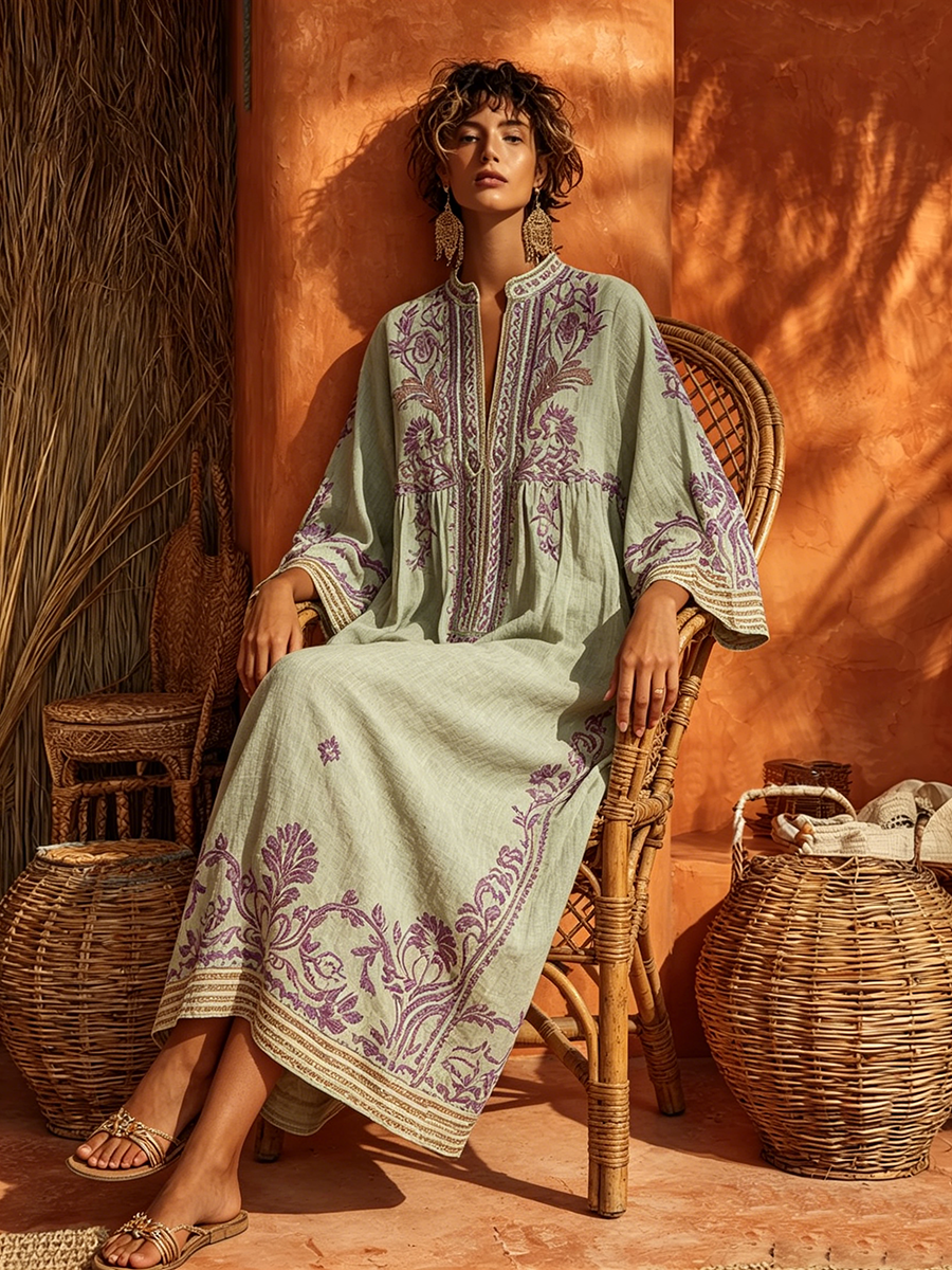 Cerise - Boho Dress with Mediterranean Charm