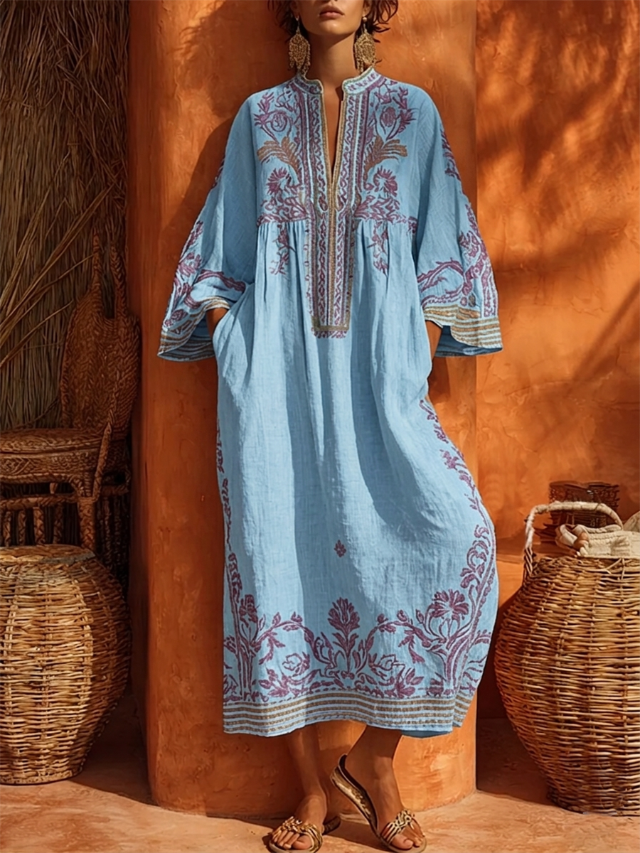 Cerise - Boho Dress with Mediterranean Charm