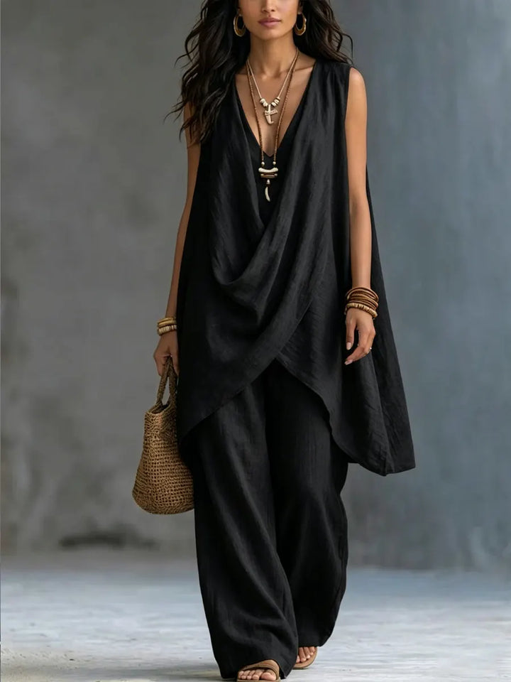 Oriana Bohemian Cotton and Linen Set