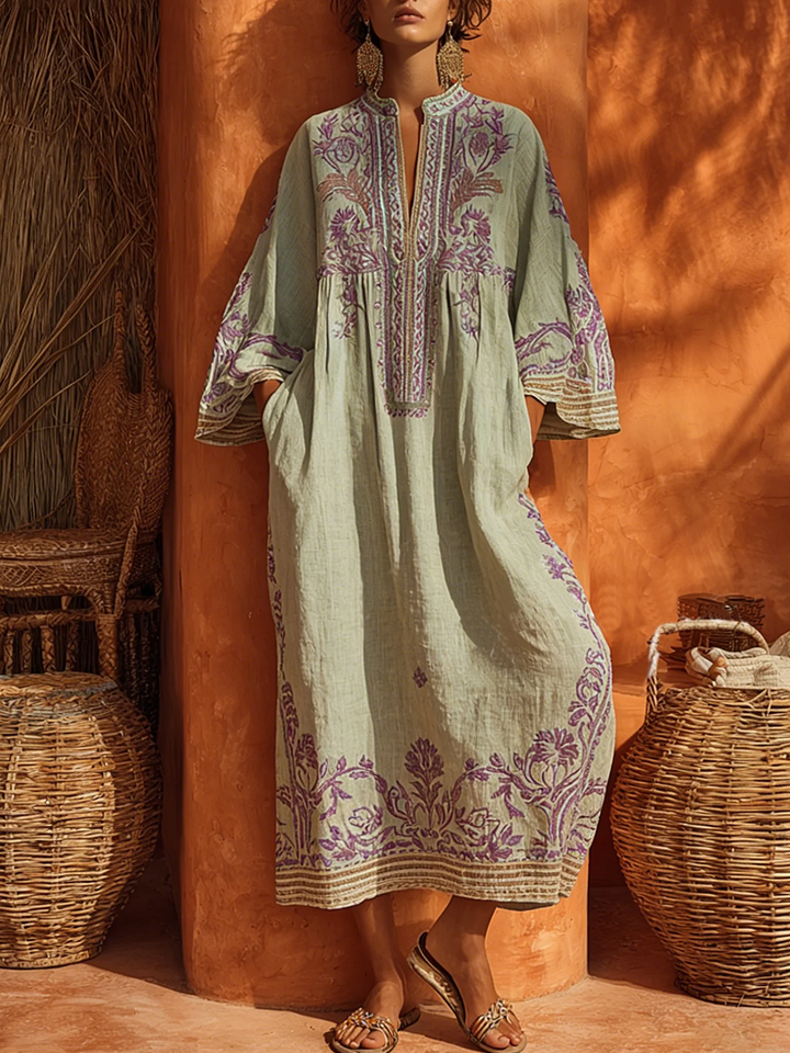 Cerise - Boho Dress with Mediterranean Charm