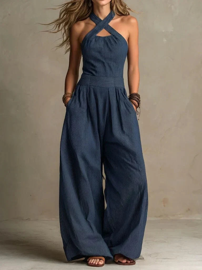 Loredana – Elegant Linen and Cotton Jumpsuit
