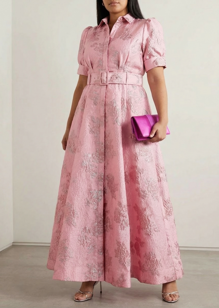 Tanith - Dress with Short Puff Sleeves