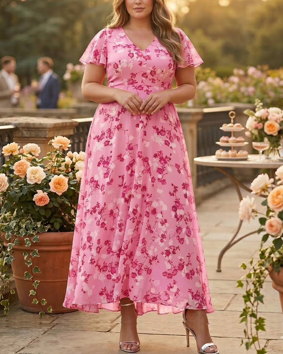 Trina | Glamorous dress that covers the belly