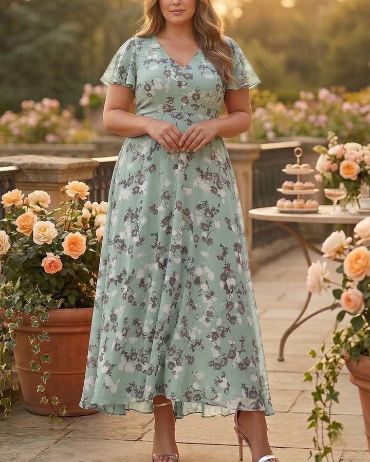 Trina | Glamorous dress that covers the belly