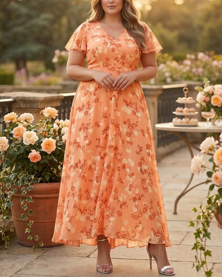Trina | Glamorous dress that covers the belly
