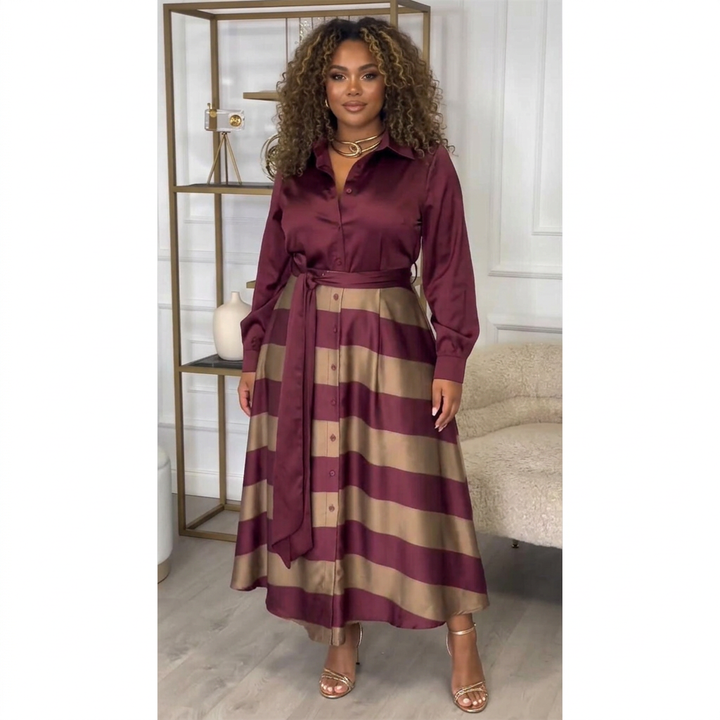 Liviana | Striped Maxi Dress