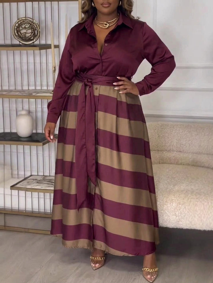 Liviana | Striped Maxi Dress