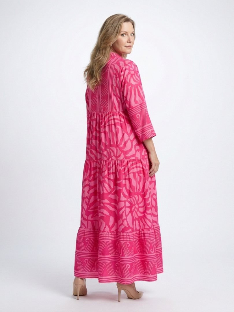 Alison | Button Front Midi Dress
