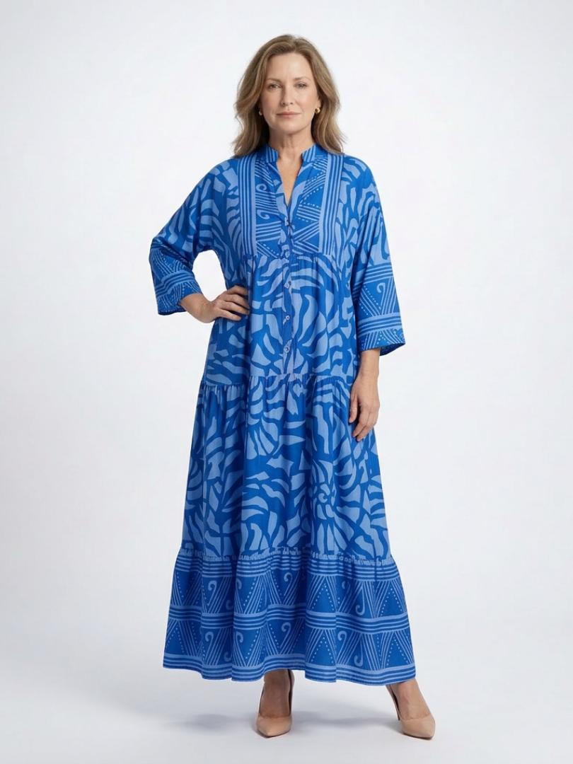 Alison | Button Front Midi Dress