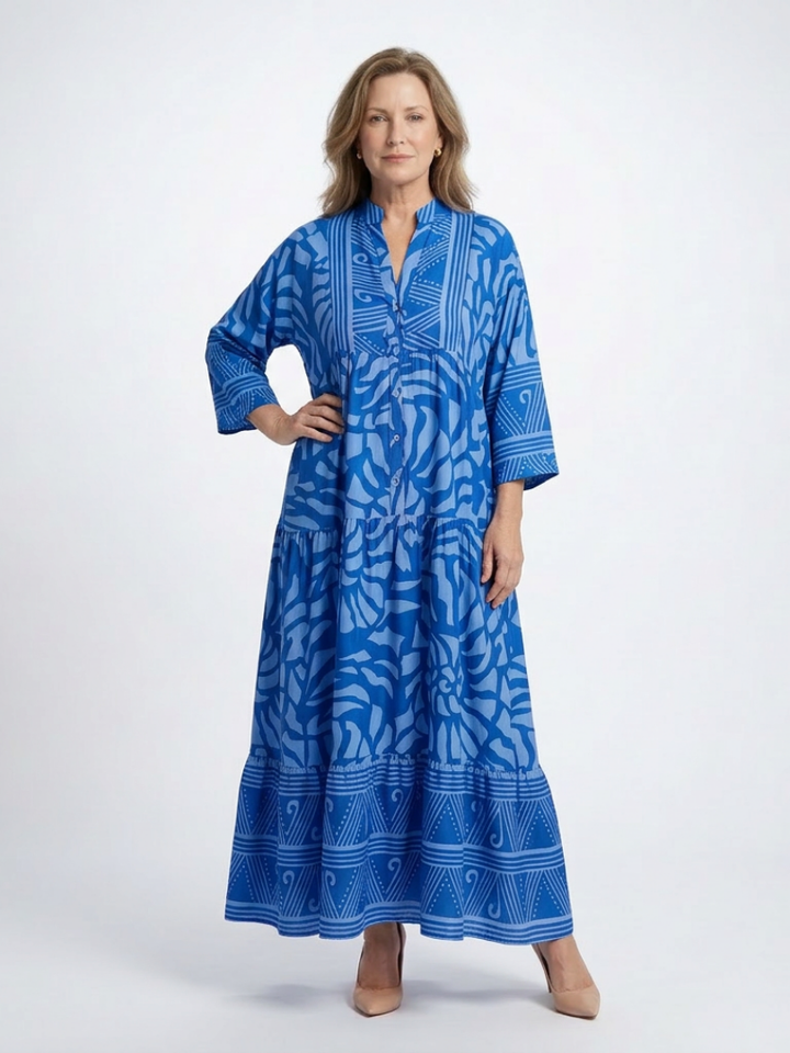 Alison | Button Front Midi Dress