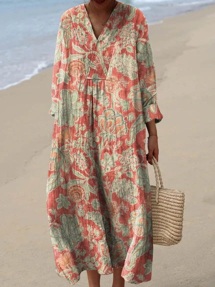 Cleo - Vintage Floral Dress