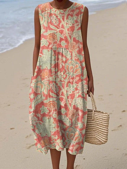 Cleo - Vintage Floral Dress